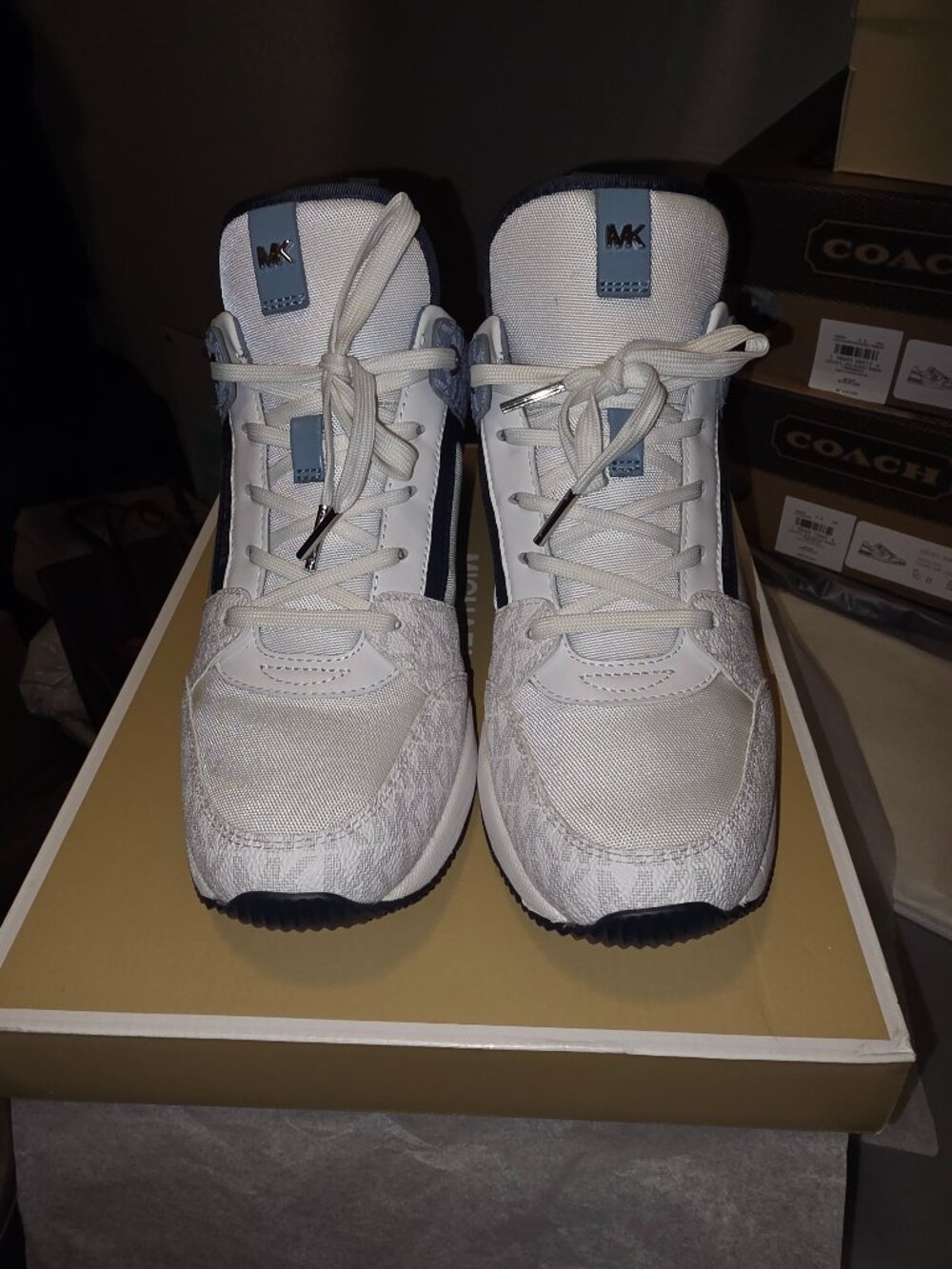 Michael Michael Kors Georgie Trainer - Chambray/Navy - Size 10